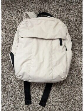 CALPAK Luka 15" Nylon Laptop Backpack Oatmeal Pre-Owned